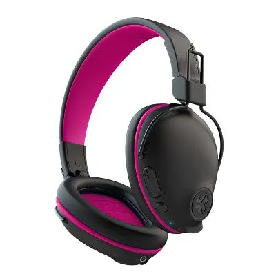 New - JLab JBuddies Pro Over-Ear Bluetooth Wireless Kids' Headphones - Black/Pink