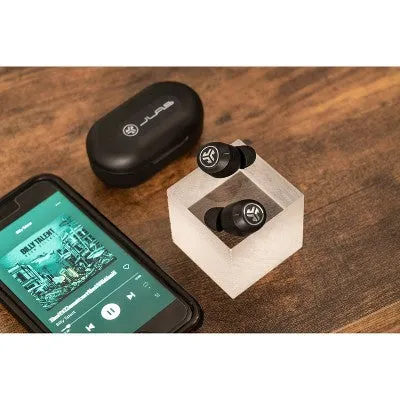 New - JLab JBuds Air Active Noise Cancelling True Wireless Bluetooth Earbuds - Black