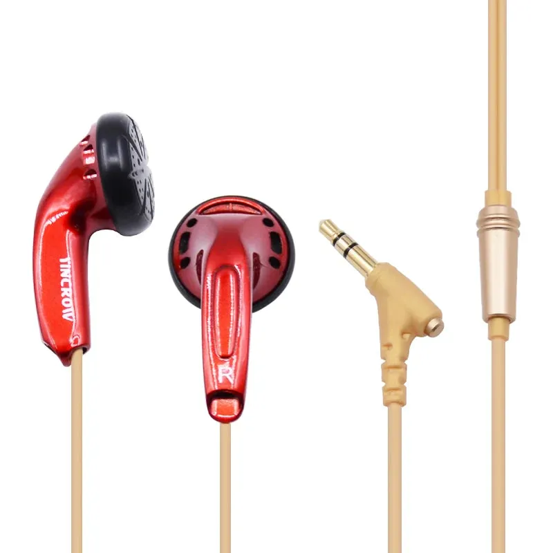 New Original YINCROW X6 In Ear Earphone Flat Head Wired Earbuds Plug Earplugs PK PK1 MX985 Earbud Kill Monk 3.5mm Headphones