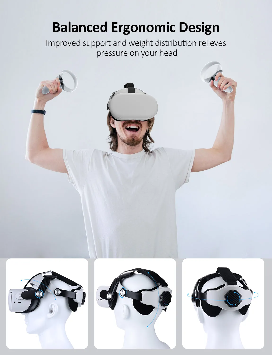 NexiGo S30 Head Strap for Meta/Oculus Quest 2