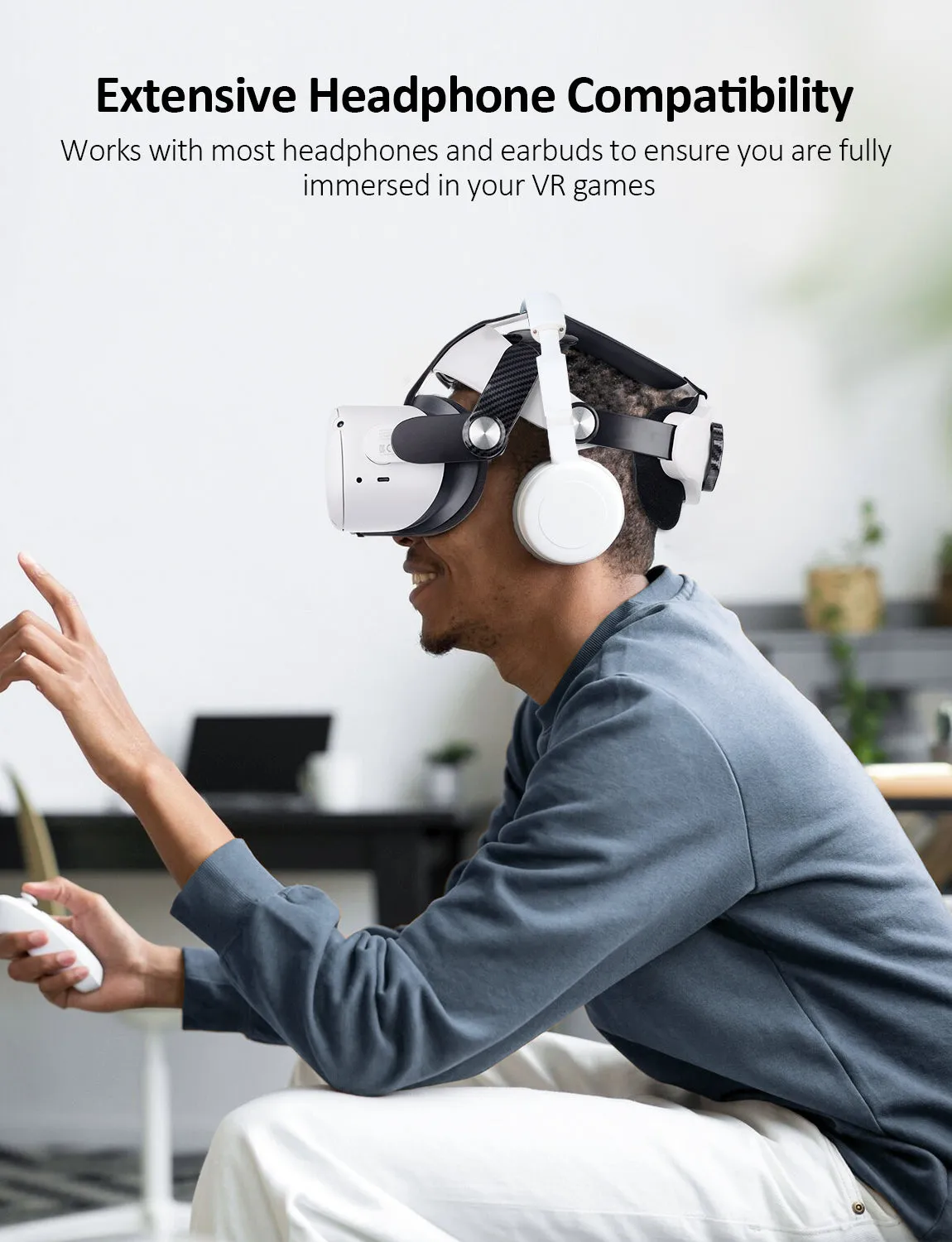 NexiGo S30 Head Strap for Meta/Oculus Quest 2