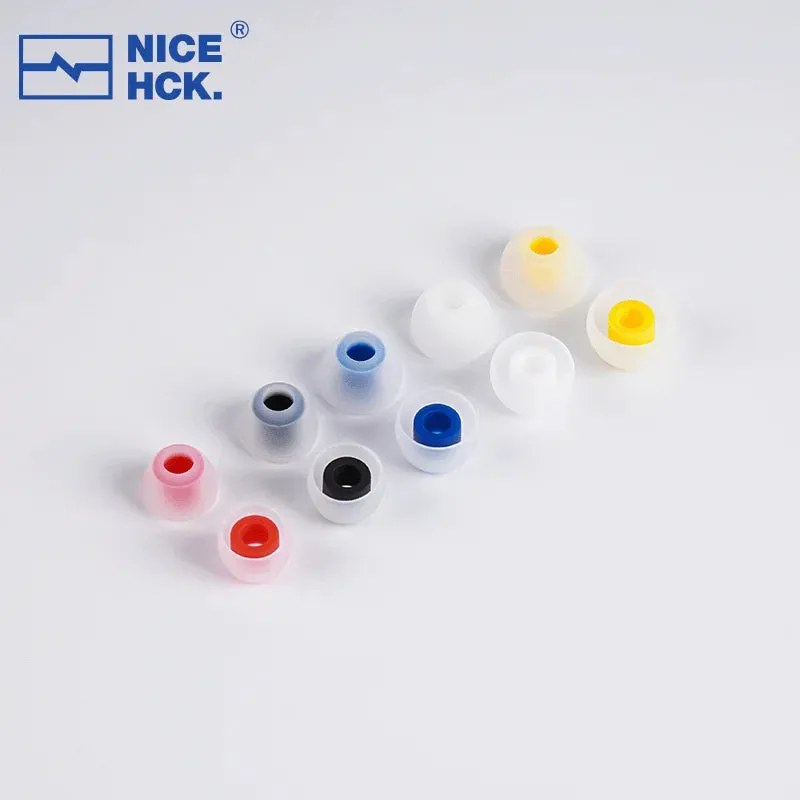 NiceHCK 07 1 Pair Earphone Tip Silicone Noise Isolating Ear Tip Improve Vocal Soft Eartip Accessory for DB3 MK3 ZSN CA4 C12 VX