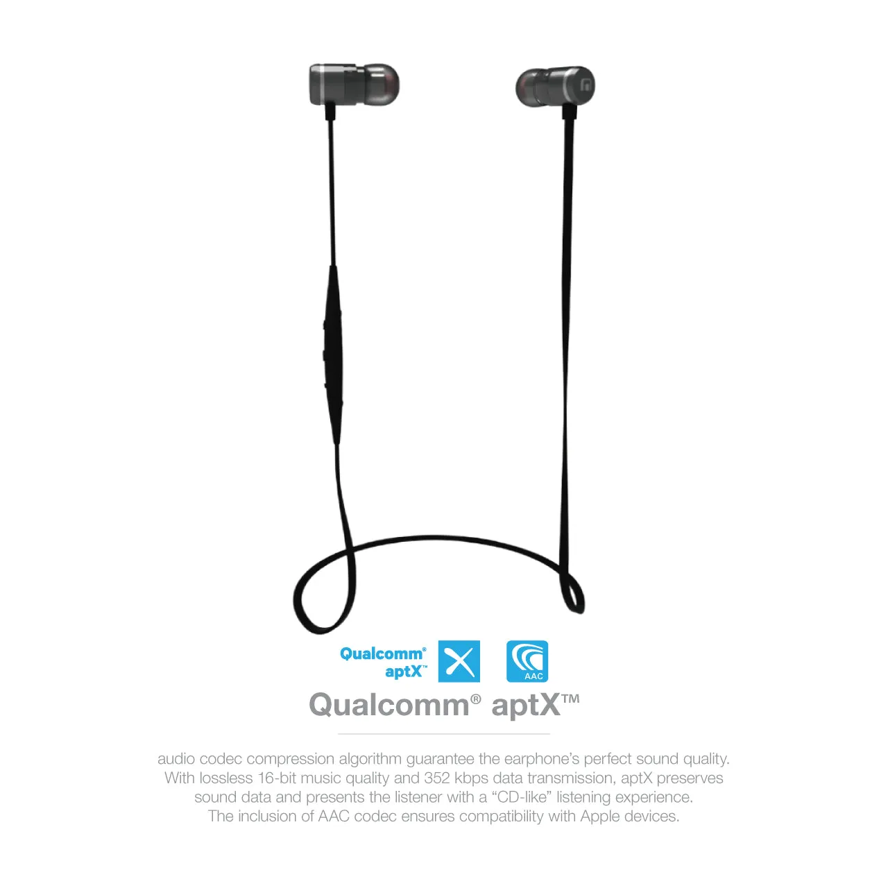 OG-MobiFren Premium Stereo Sound with Metal Ear Body Bluetooth Earphone with Mobile App