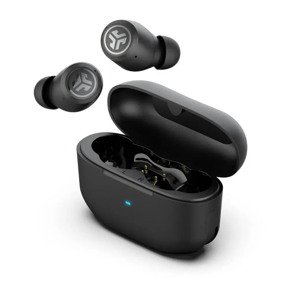 Open Box - JLab Active Noise Cancelling True Wireless Bluetooth Earbuds - Black