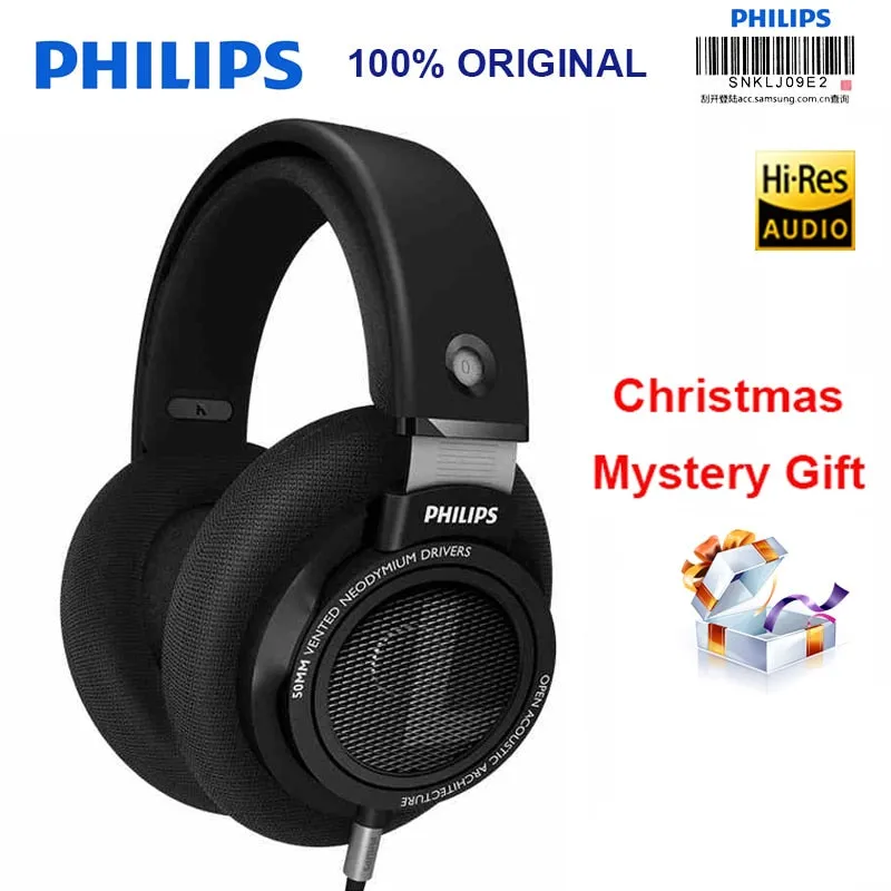 Original Philips SHP9500 Professional Headphones with 3 meter long headset for Xiaomi Huawei Samsung MP3 Support Official Test