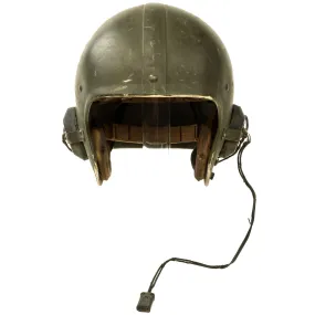 Original U.S. Korean War Armored Vehicle & Tanker Helmet with Headphones