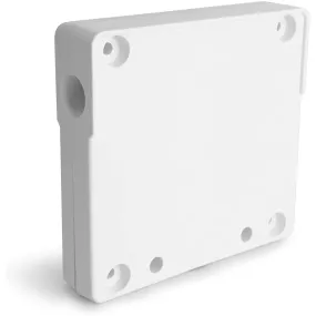 Outboard Motor Rail Mount White Polypropylene