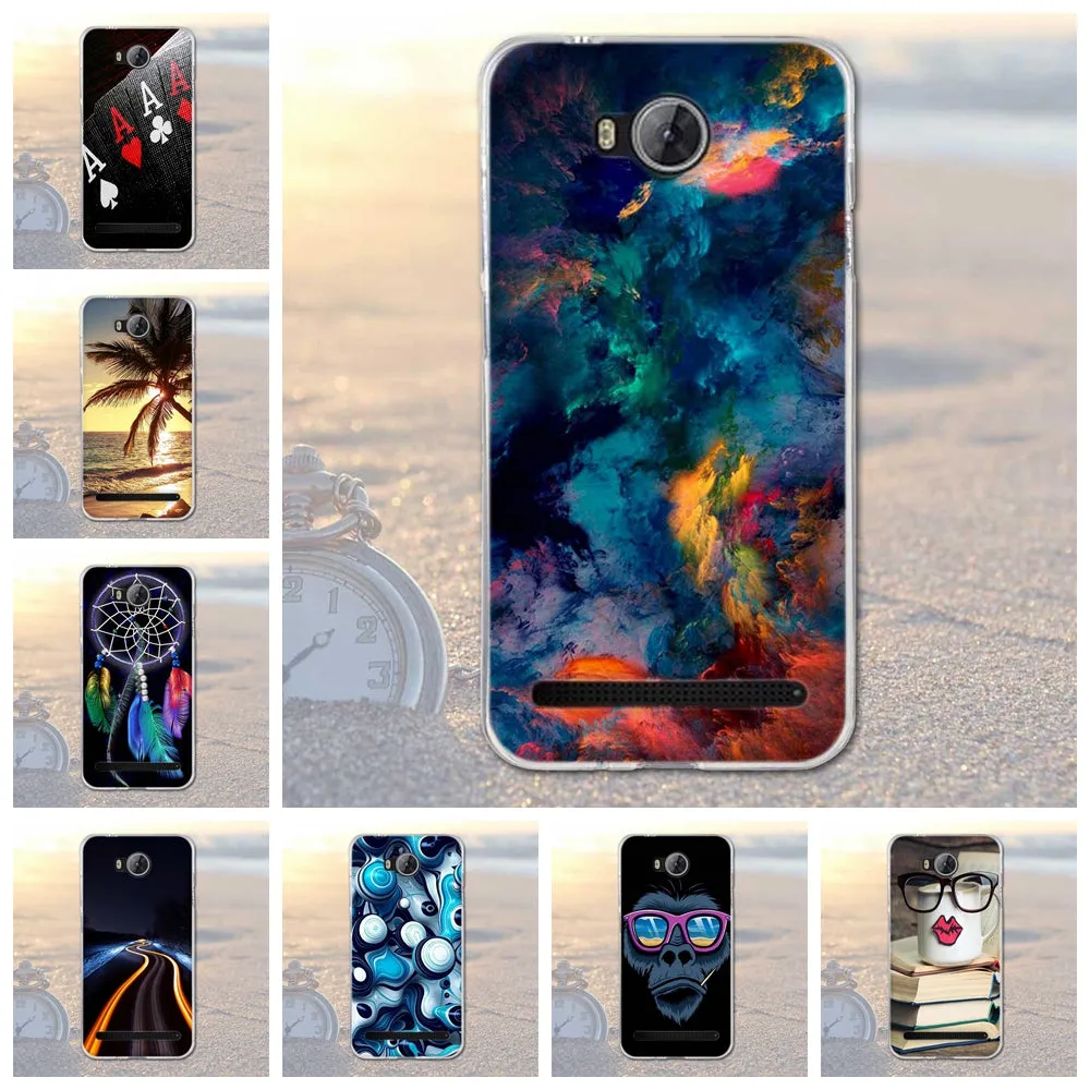 Phone Case for Huawei Y3 II Y3 2 Painting Soft TPU Back Silicone Case For Huawei Y3II Phone Cases Y3 2/Y3II-U22/ LUA-U22/Lua-L21