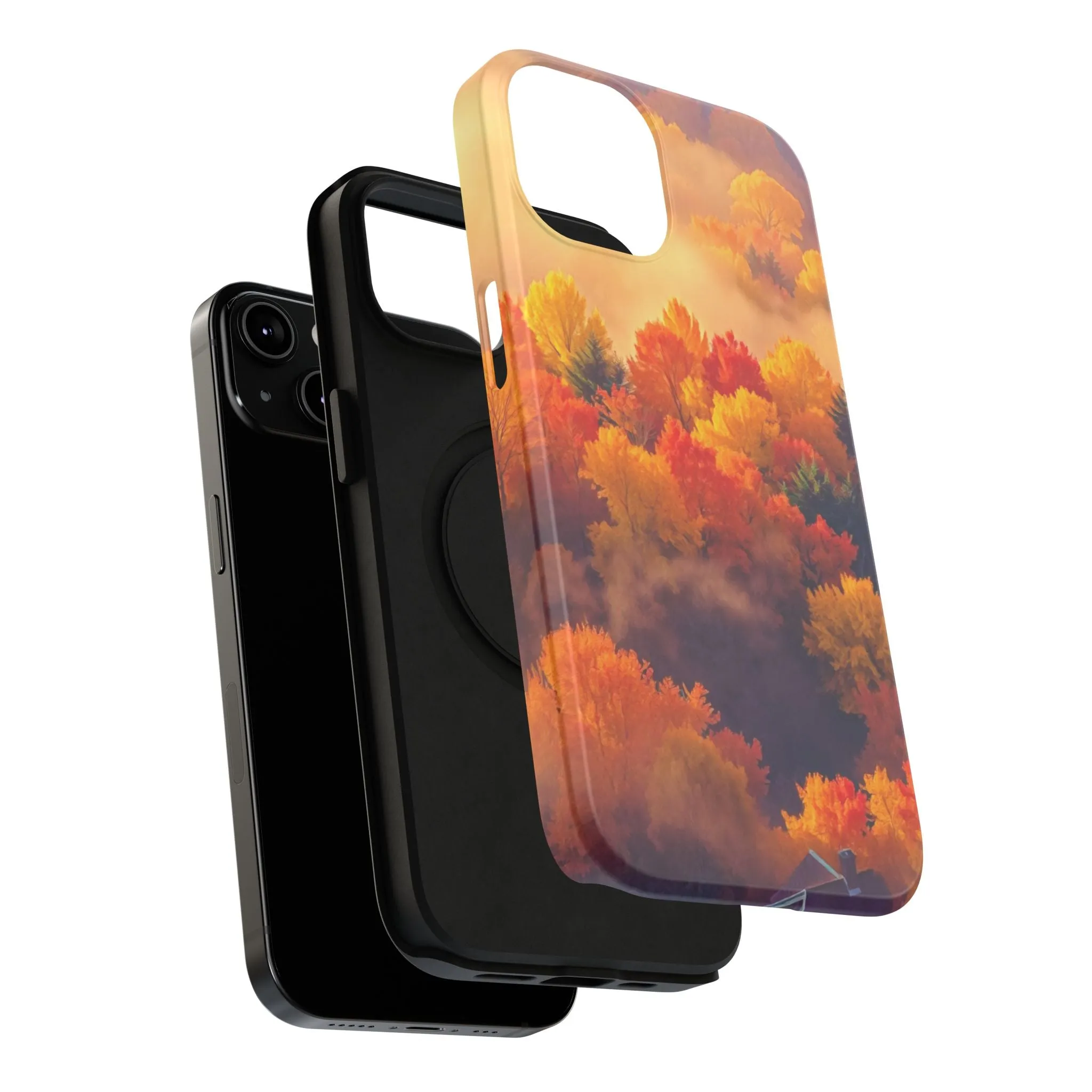 Phone Cases - Autumn Tree Landscape Scenery Impact-Resistant Cover