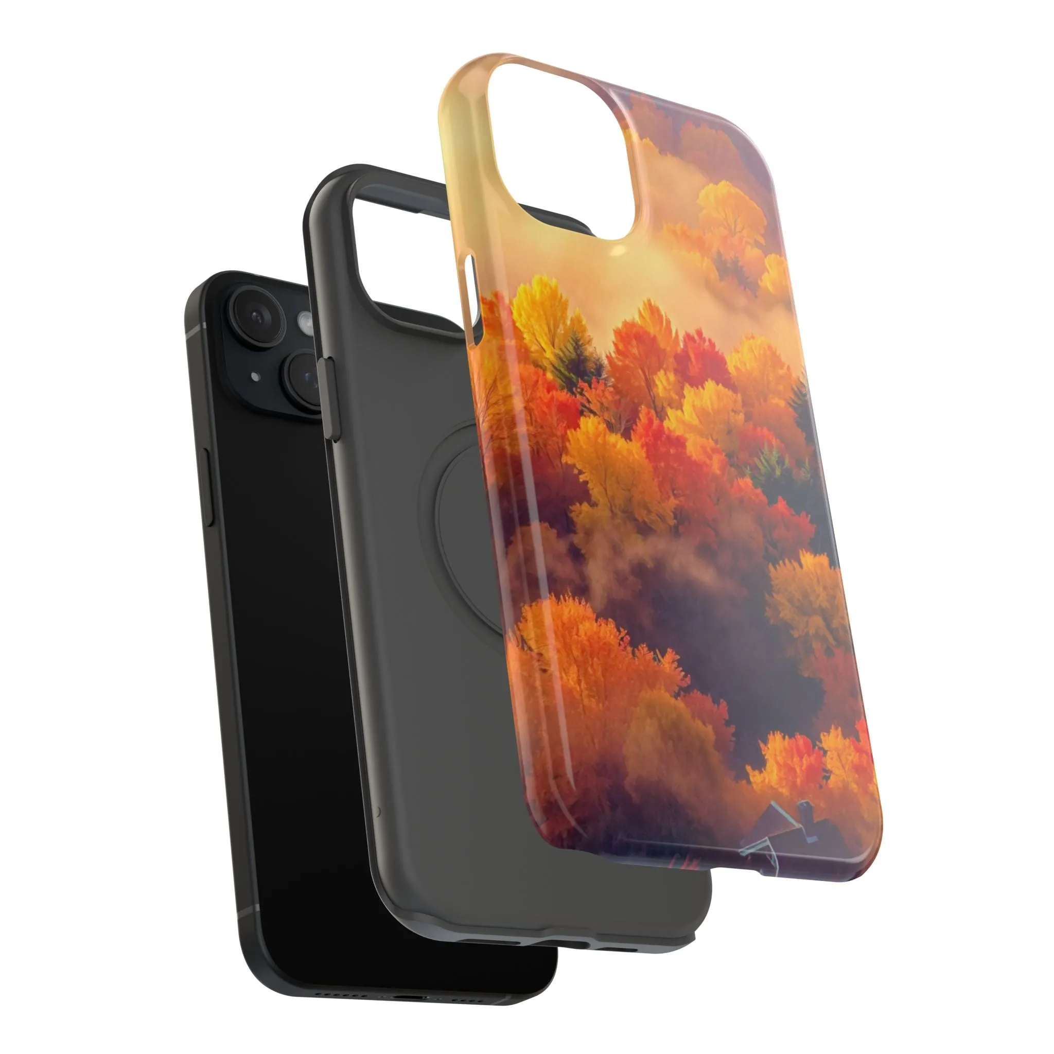 Phone Cases - Autumn Tree Landscape Scenery Impact-Resistant Cover