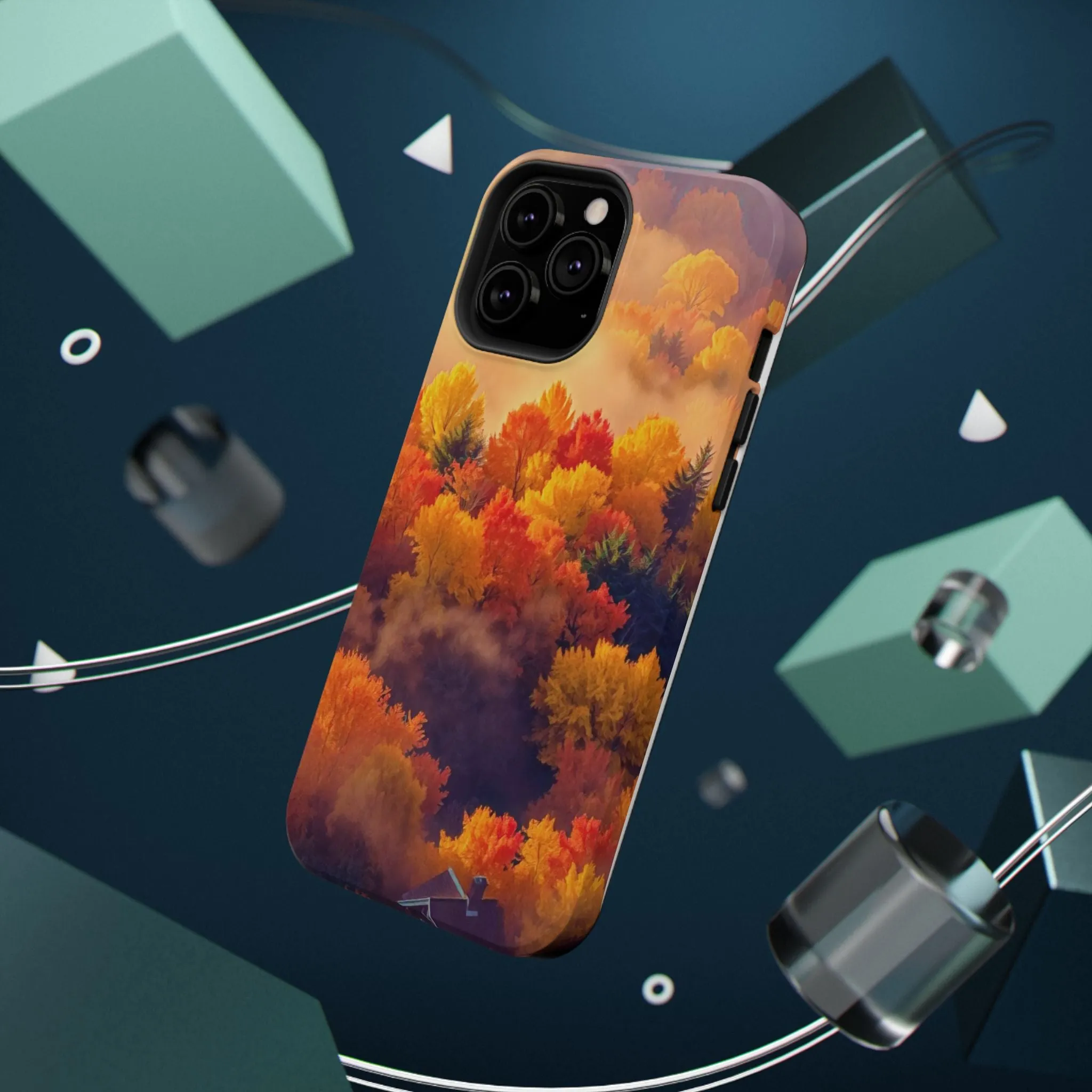 Phone Cases - Autumn Tree Landscape Scenery Impact-Resistant Cover