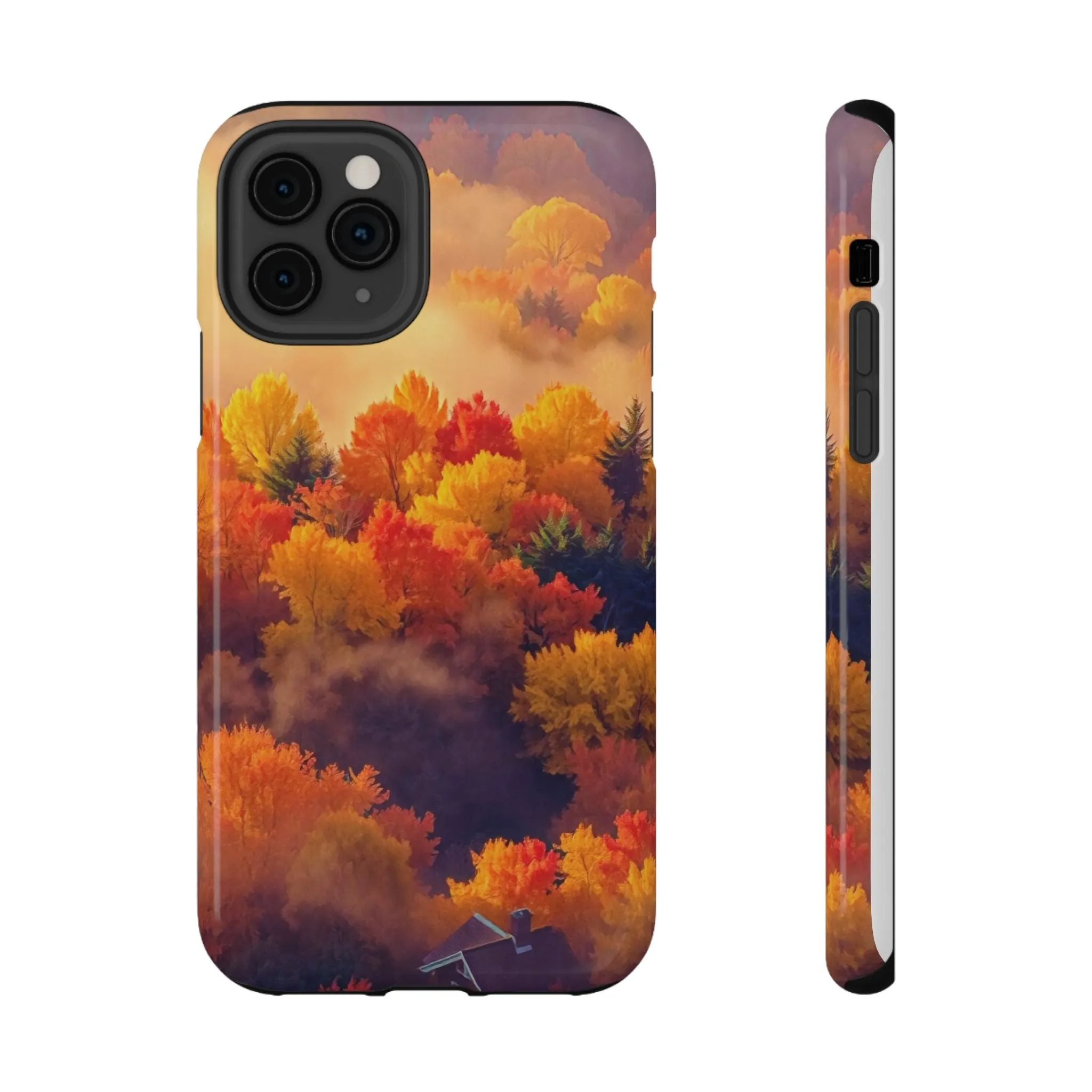 Phone Cases - Autumn Tree Landscape Scenery Impact-Resistant Cover