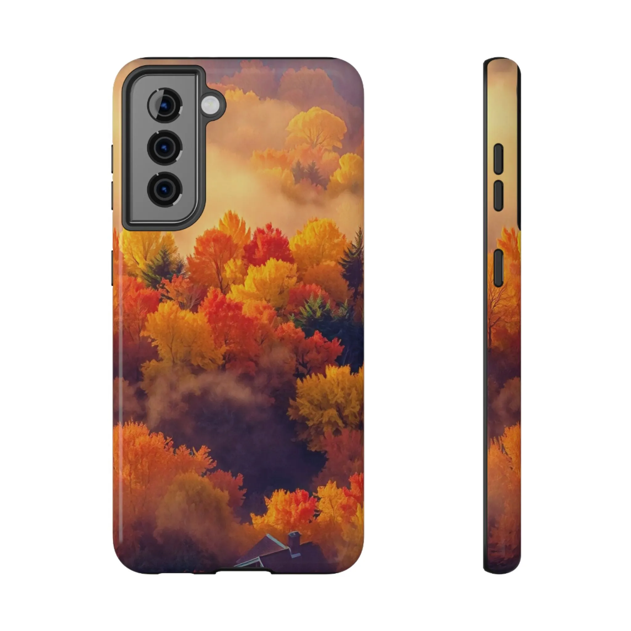 Phone Cases - Autumn Tree Landscape Scenery Impact-Resistant Cover