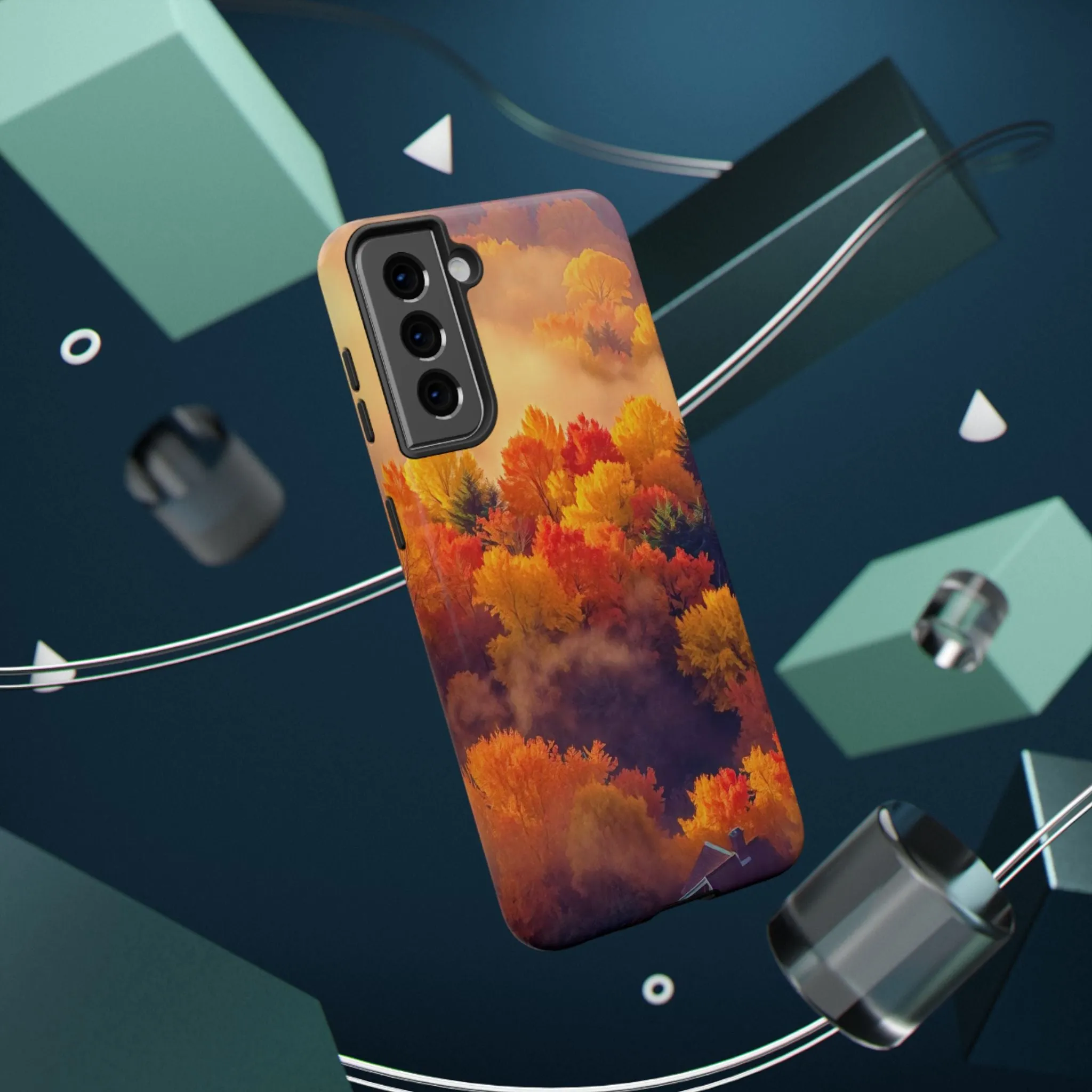 Phone Cases - Autumn Tree Landscape Scenery Impact-Resistant Cover