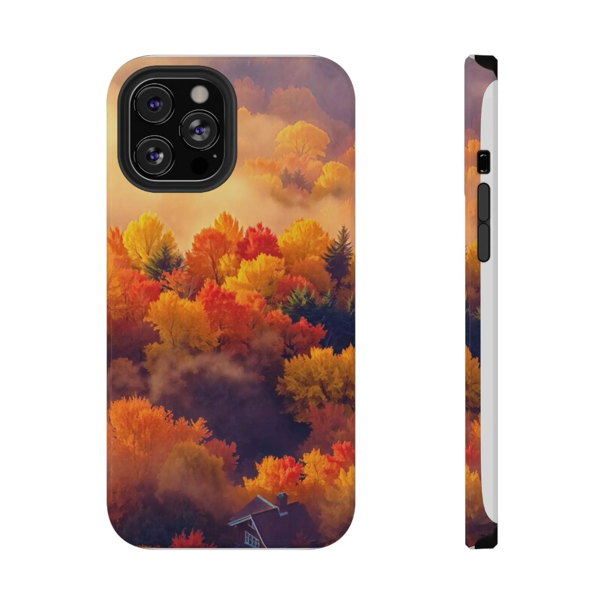 Phone Cases - Autumn Tree Landscape Scenery Impact-Resistant Cover