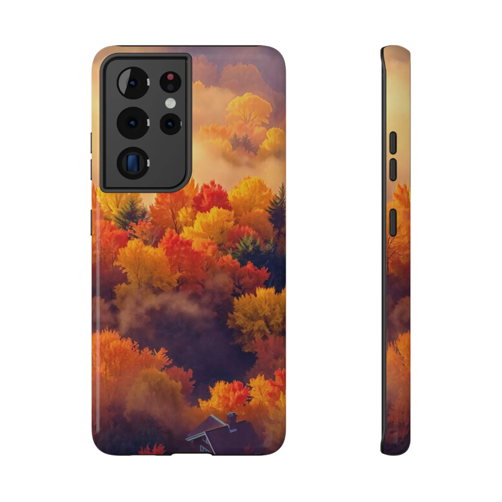 Phone Cases - Autumn Tree Landscape Scenery Impact-Resistant Cover