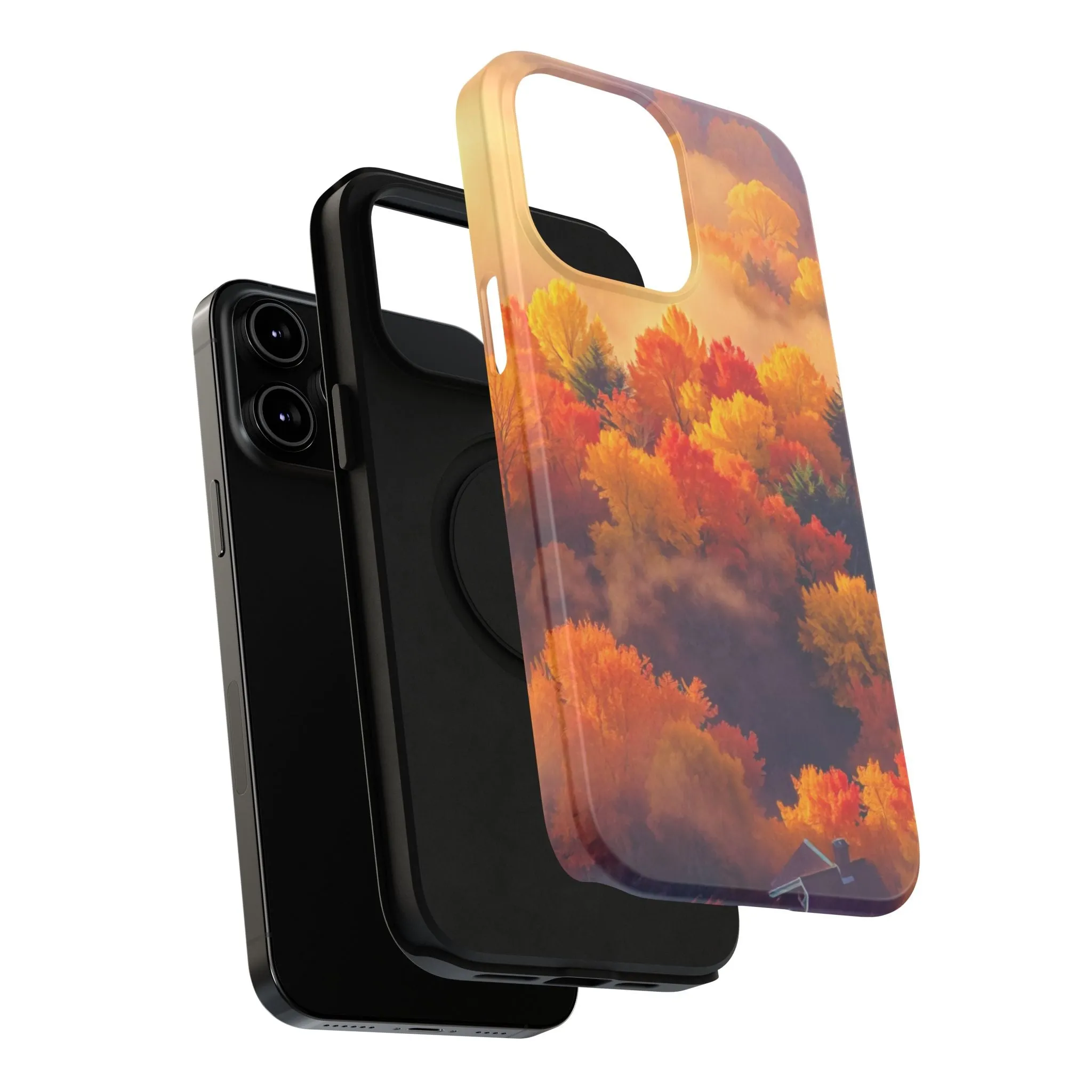 Phone Cases - Autumn Tree Landscape Scenery Impact-Resistant Cover