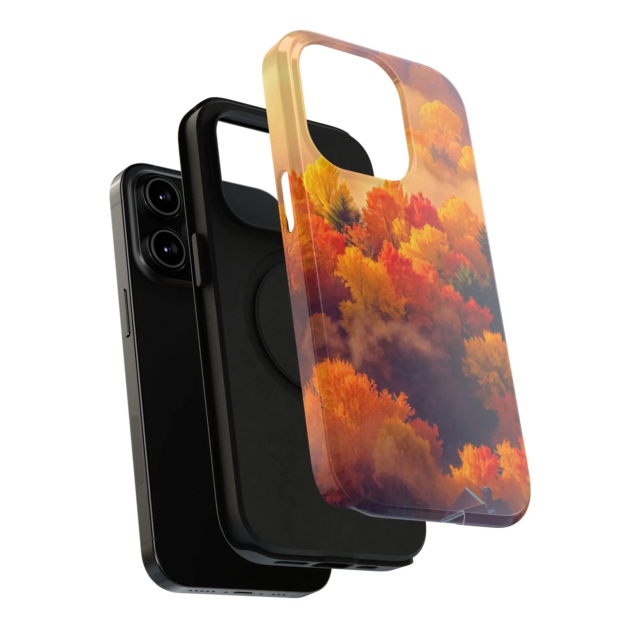 Phone Cases - Autumn Tree Landscape Scenery Impact-Resistant Cover