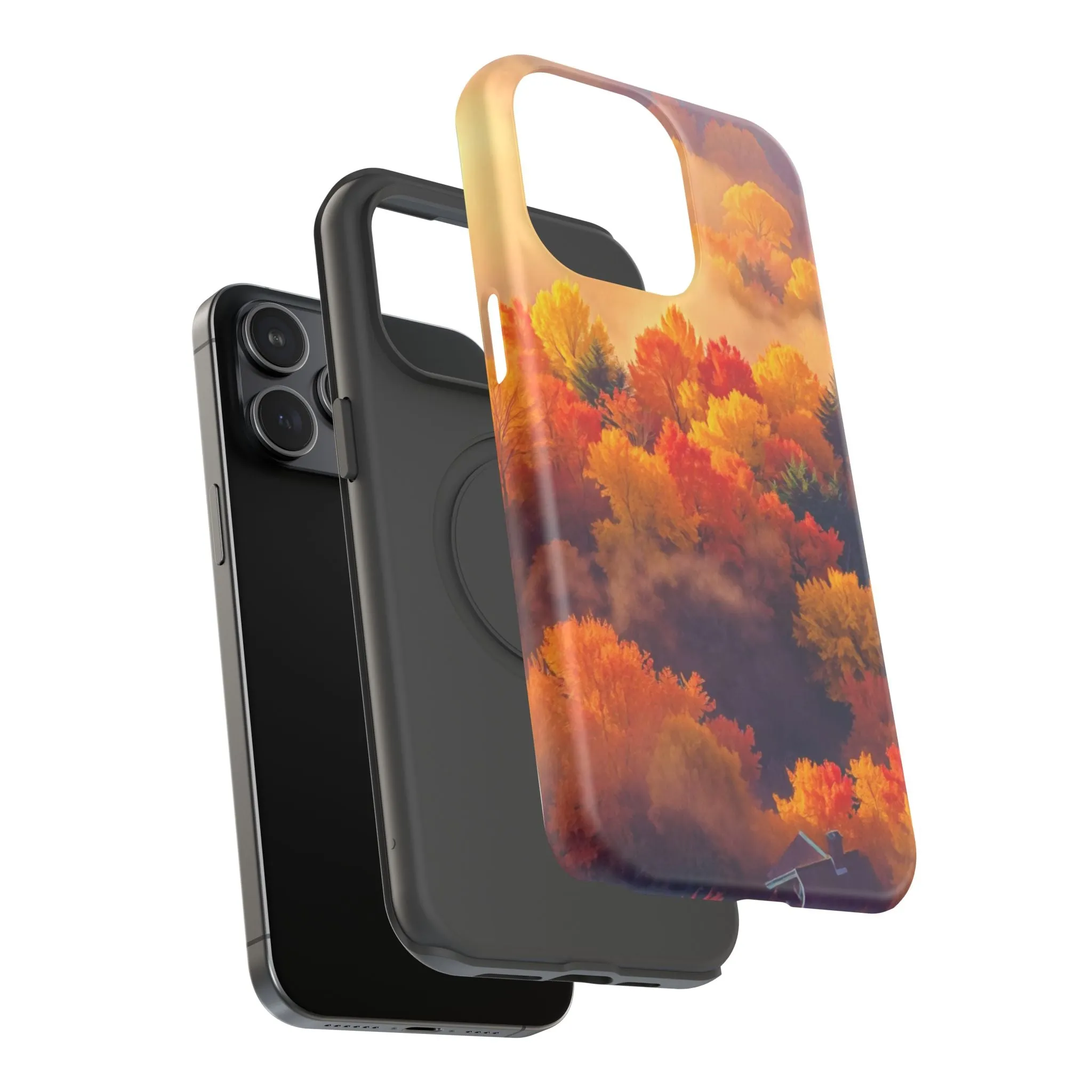 Phone Cases - Autumn Tree Landscape Scenery Impact-Resistant Cover