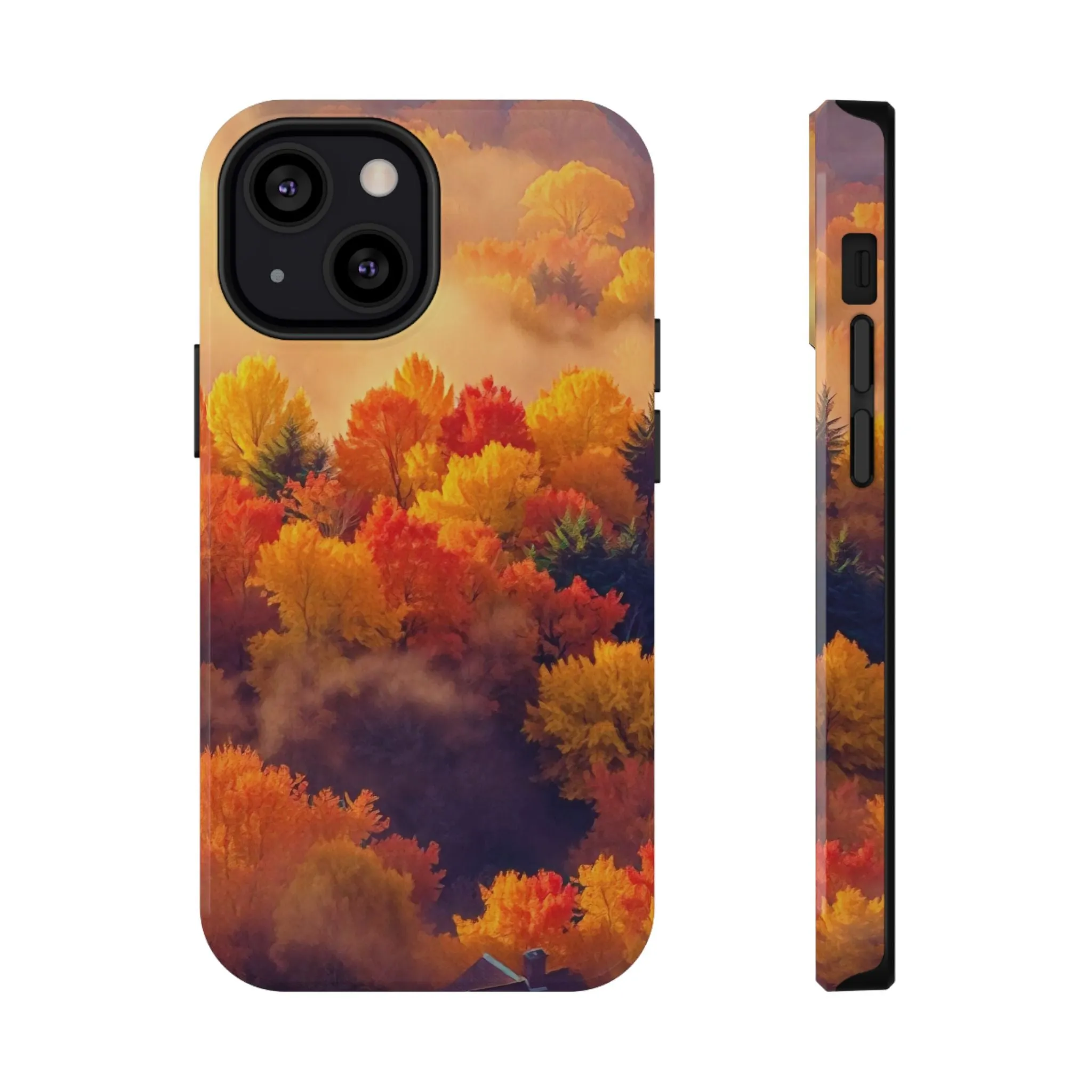 Phone Cases - Autumn Tree Landscape Scenery Impact-Resistant Cover