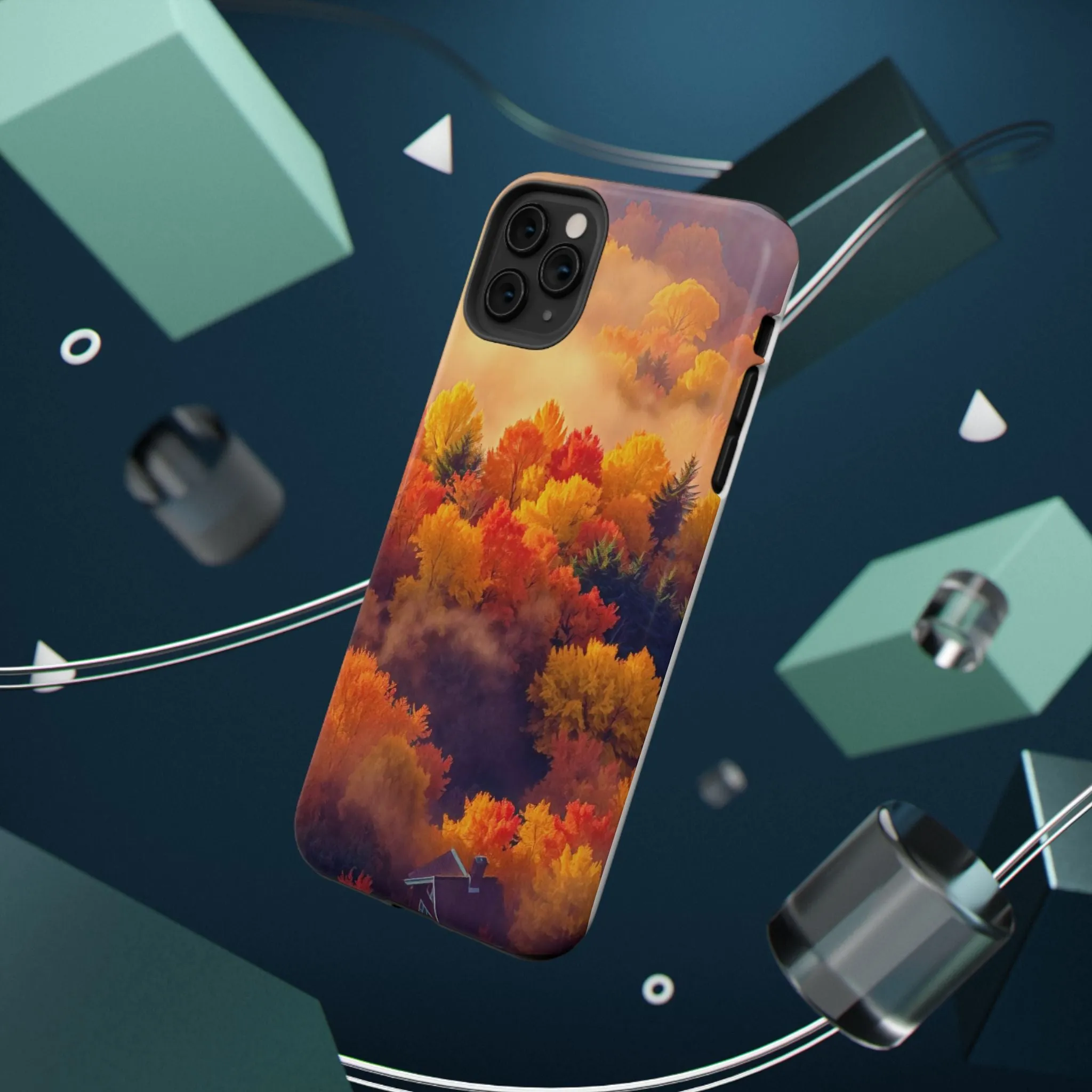 Phone Cases - Autumn Tree Landscape Scenery Impact-Resistant Cover