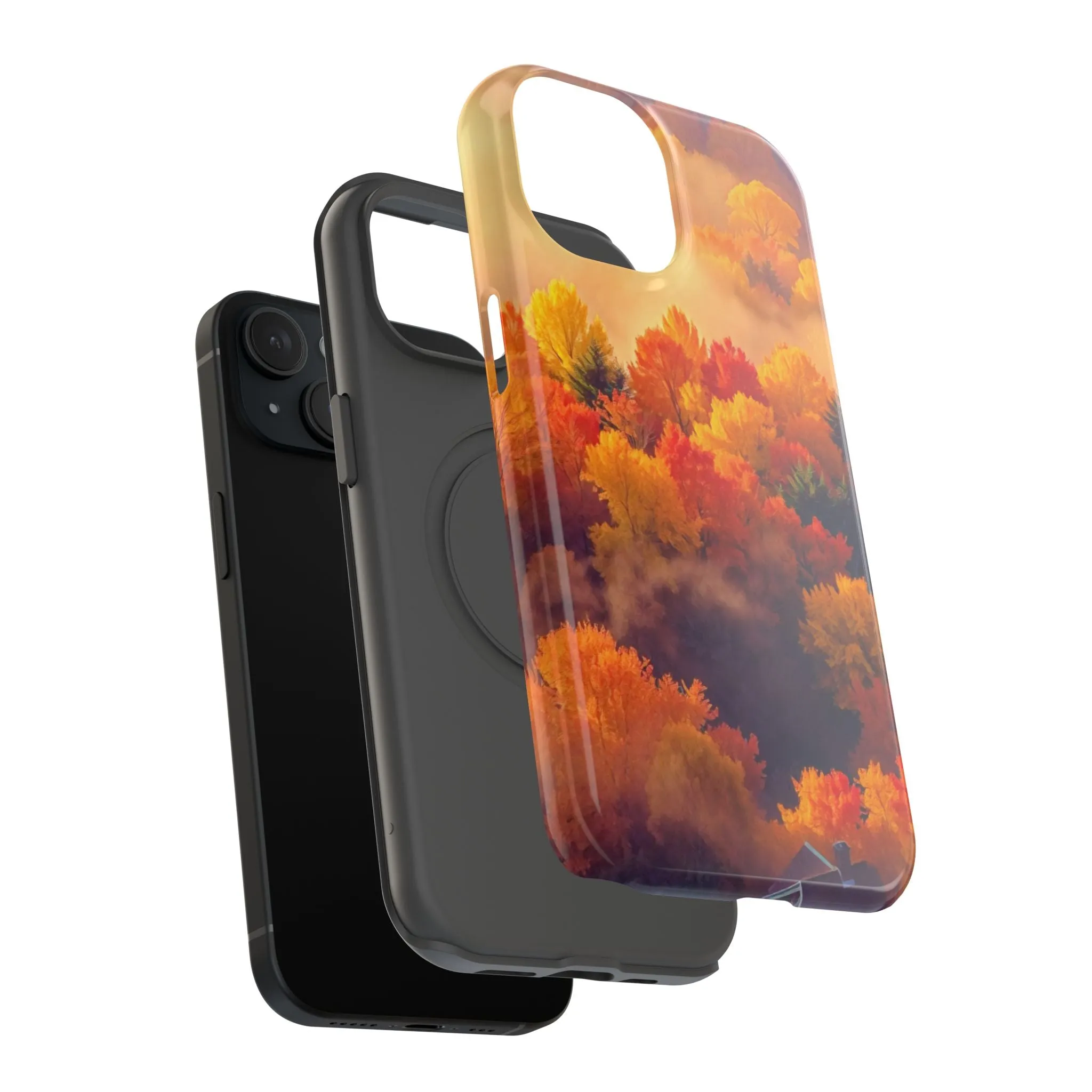 Phone Cases - Autumn Tree Landscape Scenery Impact-Resistant Cover