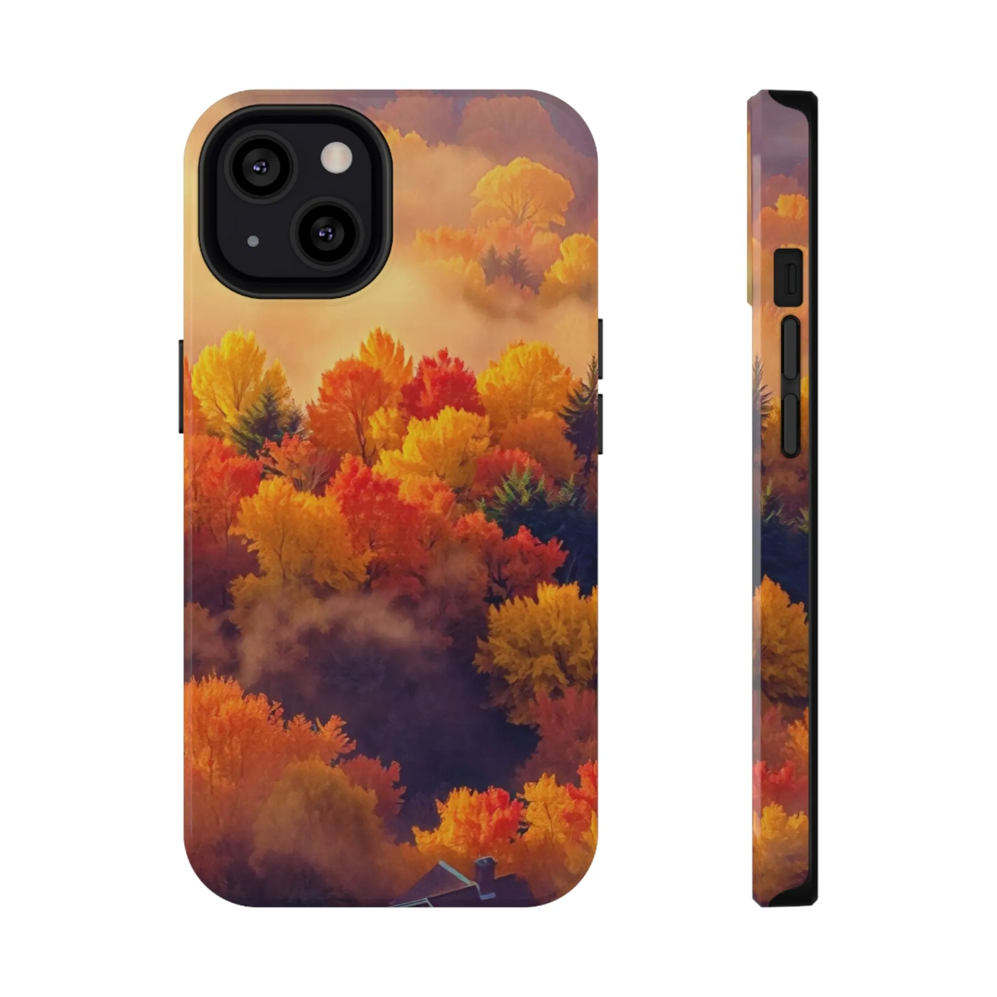 Phone Cases - Autumn Tree Landscape Scenery Impact-Resistant Cover