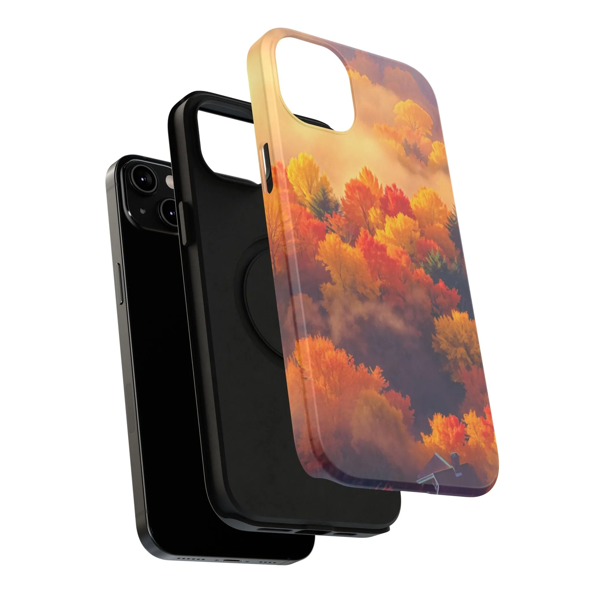 Phone Cases - Autumn Tree Landscape Scenery Impact-Resistant Cover