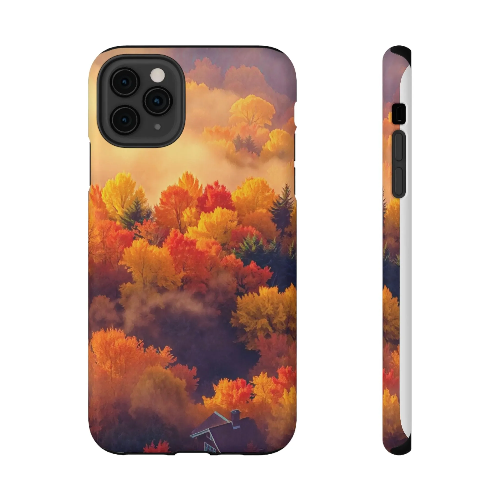 Phone Cases - Autumn Tree Landscape Scenery Impact-Resistant Cover