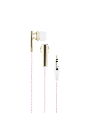 Pink Rope Earphones