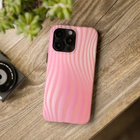 Pink Zebra Design Tough Phone Case compatible with a large variety of iphone models, Gift, Phone Case