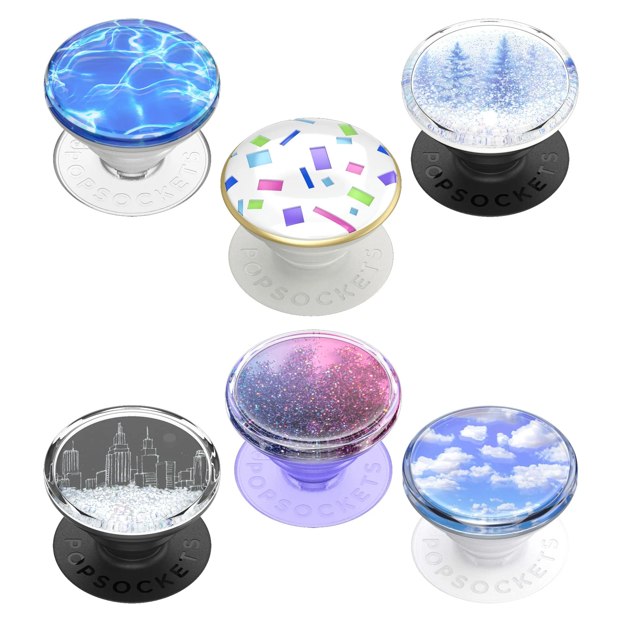 Popsockets PopGrip Luxe Swappable - Mirage Cloudy Skies