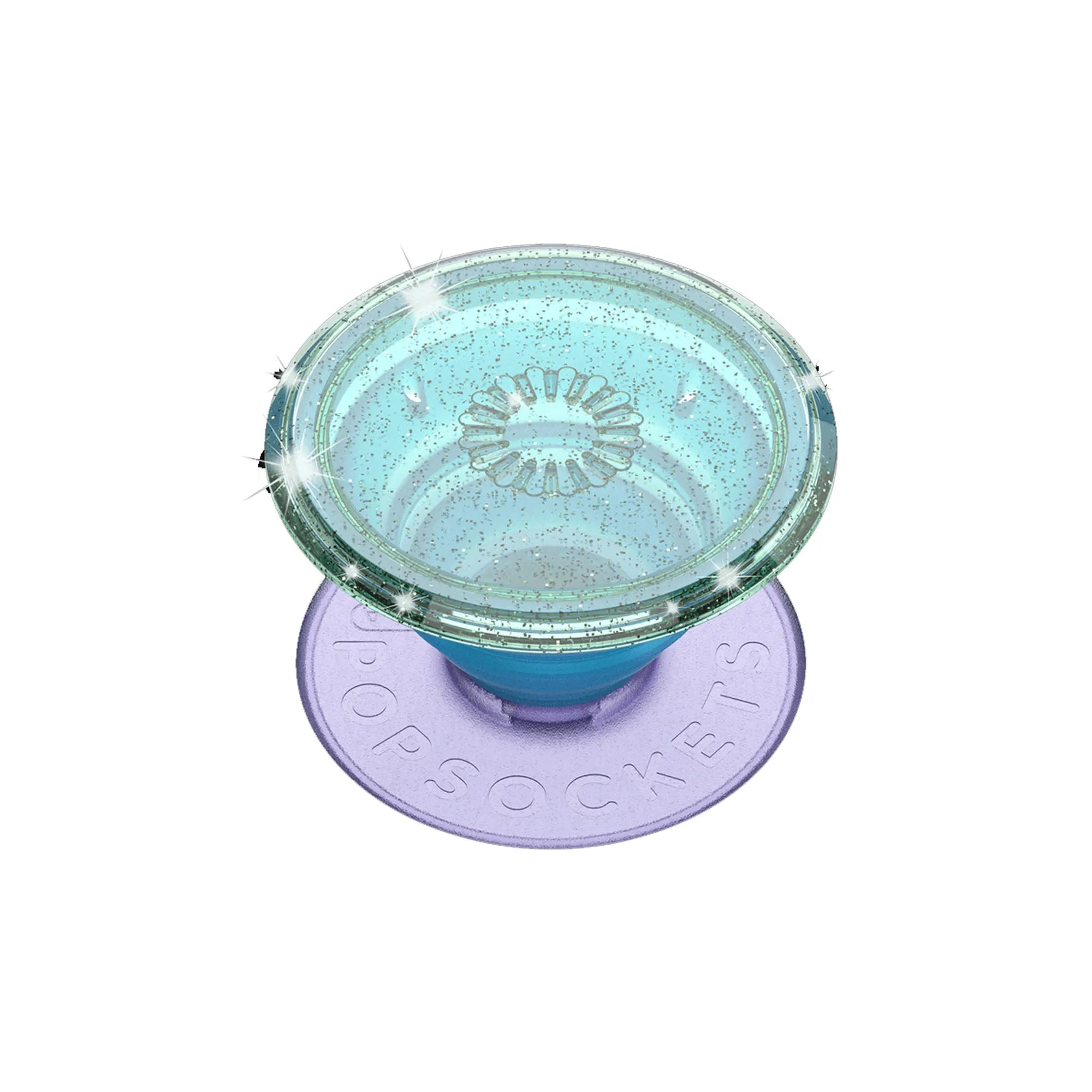 PopSockets Swappable Popgrip Premium - Translucent Glitter Mint (Barcode : 840173720929 )