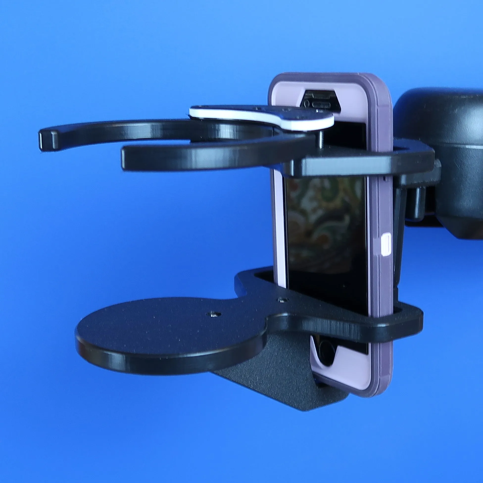 Powerchair Combo Phone & Adjustable Drink Holder Snapit! | A0015CA