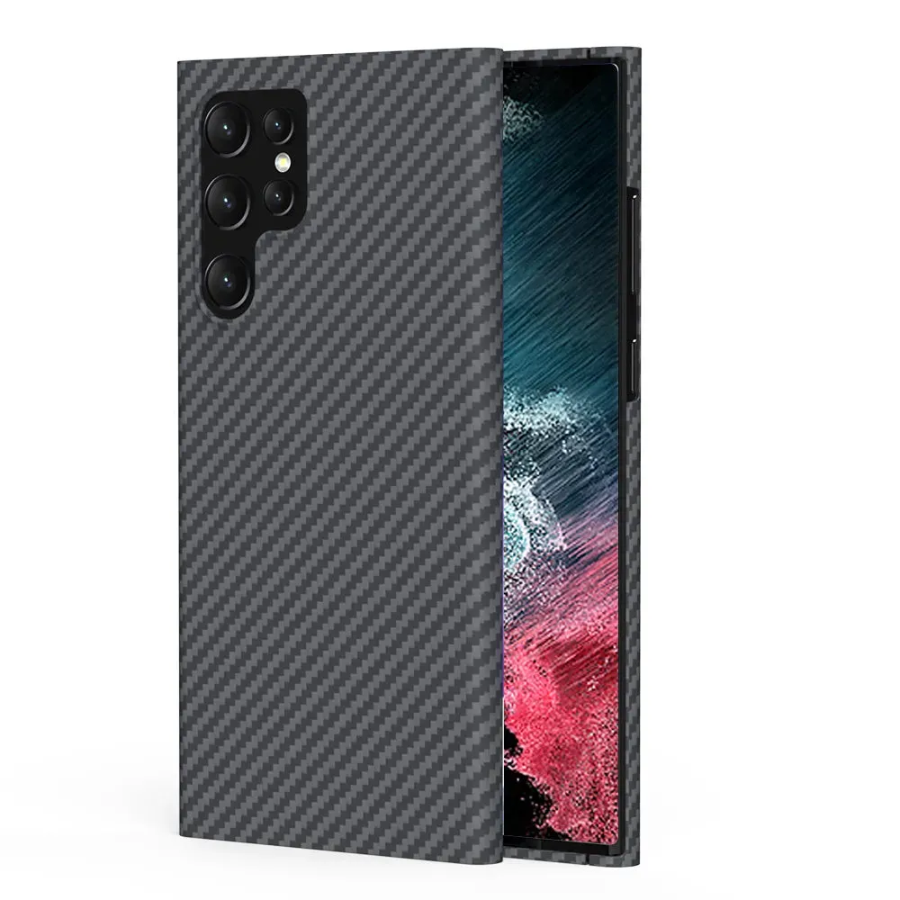 Premium Carbon Fiber Phone Case for Galaxy S22 /S22 Plus /S22 Ultra /S23 /S23 Plus /S23 Ultra