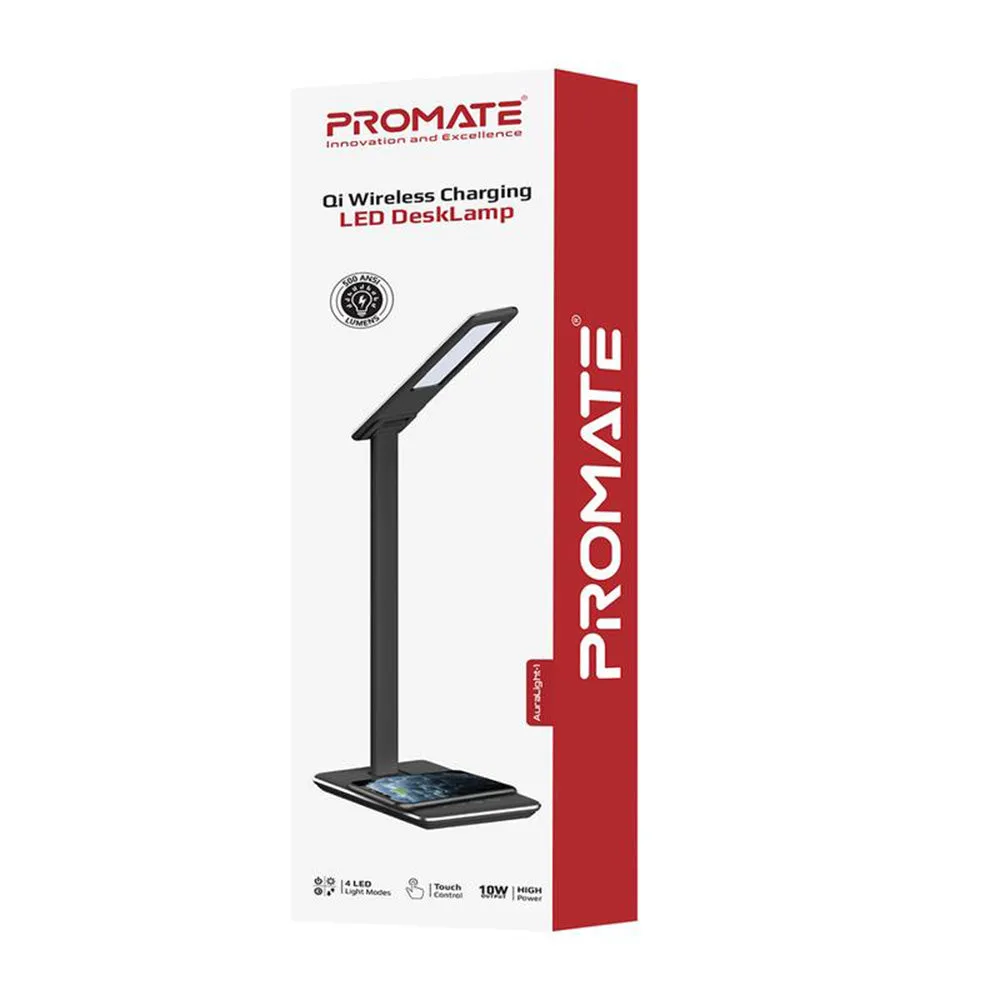 Promate AuraLight - Wireless Charging LED DeskLamp