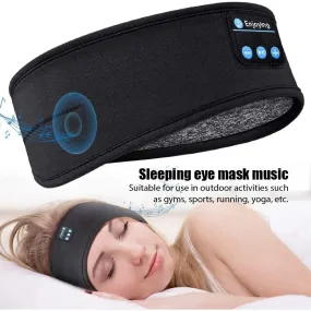 "Ultimate Comfort: Wireless Bluetooth Headband with Built-in Headphones for Sports, Sleep, and Music - The Perfect Multi-functional Headband!"