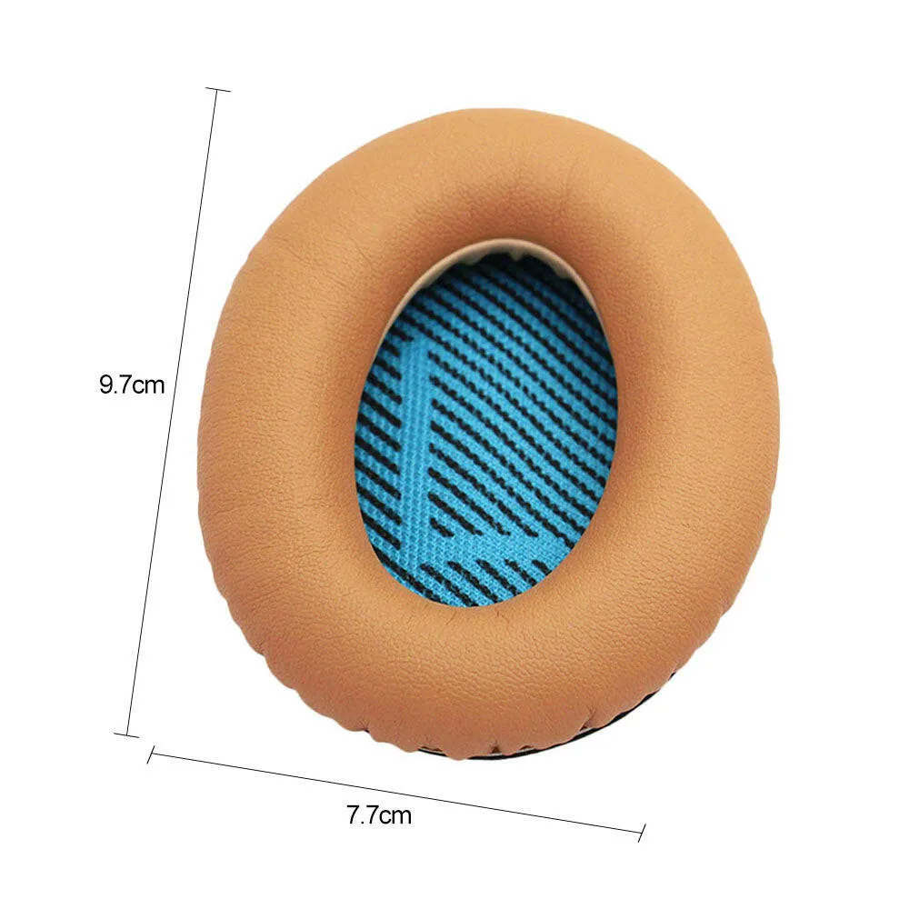 Replacement Ear Pads Ear Cushions for Bose QC2 QC15 AE2 AE2I QC25 Over Ear Headphones Earmuff Cushion Protein Material,1 Pair