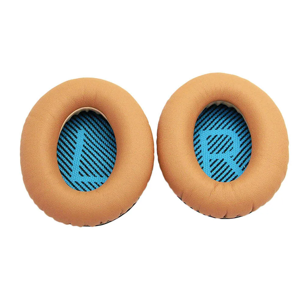 Replacement Ear Pads Ear Cushions for Bose QC2 QC15 AE2 AE2I QC25 Over Ear Headphones Earmuff Cushion Protein Material,1 Pair