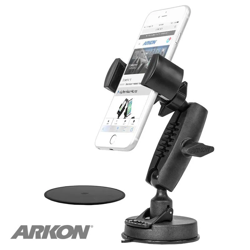 RoadVise® Phone Holder with Sticky Suction Mount and Shaft