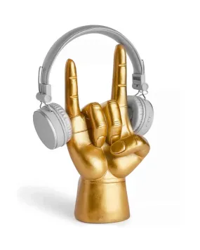 Rock On Headphone & Accessory Stand - Gold