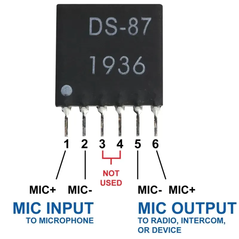 Rugged Radios Dynamic Microphone Preamplifier