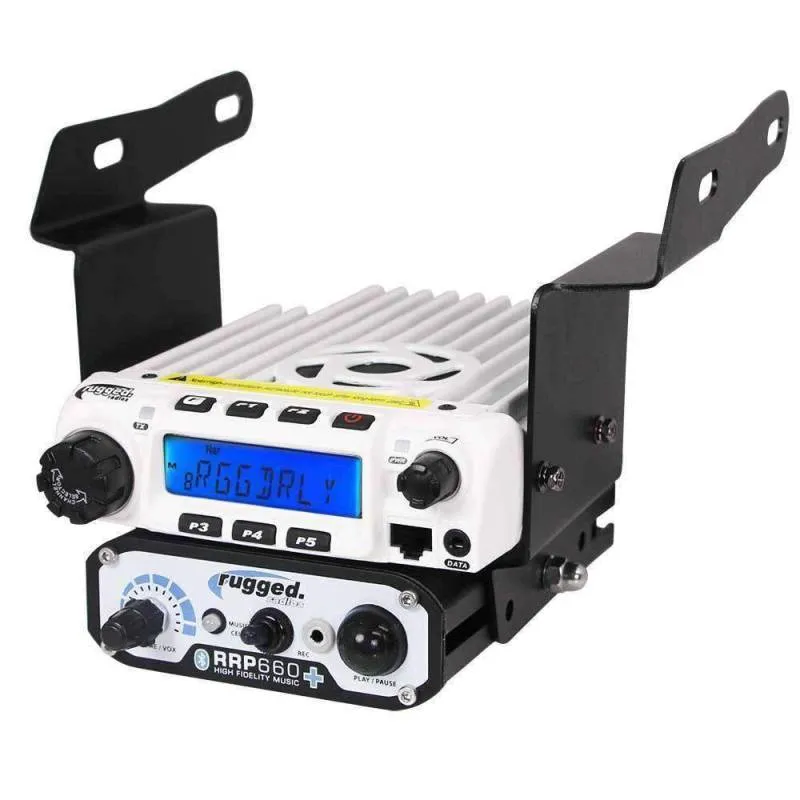 Rugged Radios Polaris RZR 570, 800, 900 Mount for RM60 Radio & Intercom