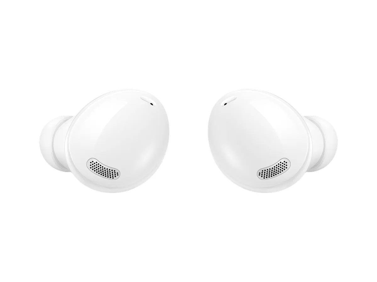 Samsung - Galaxy Buds Pro ANC Wireless Bluetooth Headphones Headset   Qi Charging Case (SM-R190NZWAEUD) - White (Phantom White)