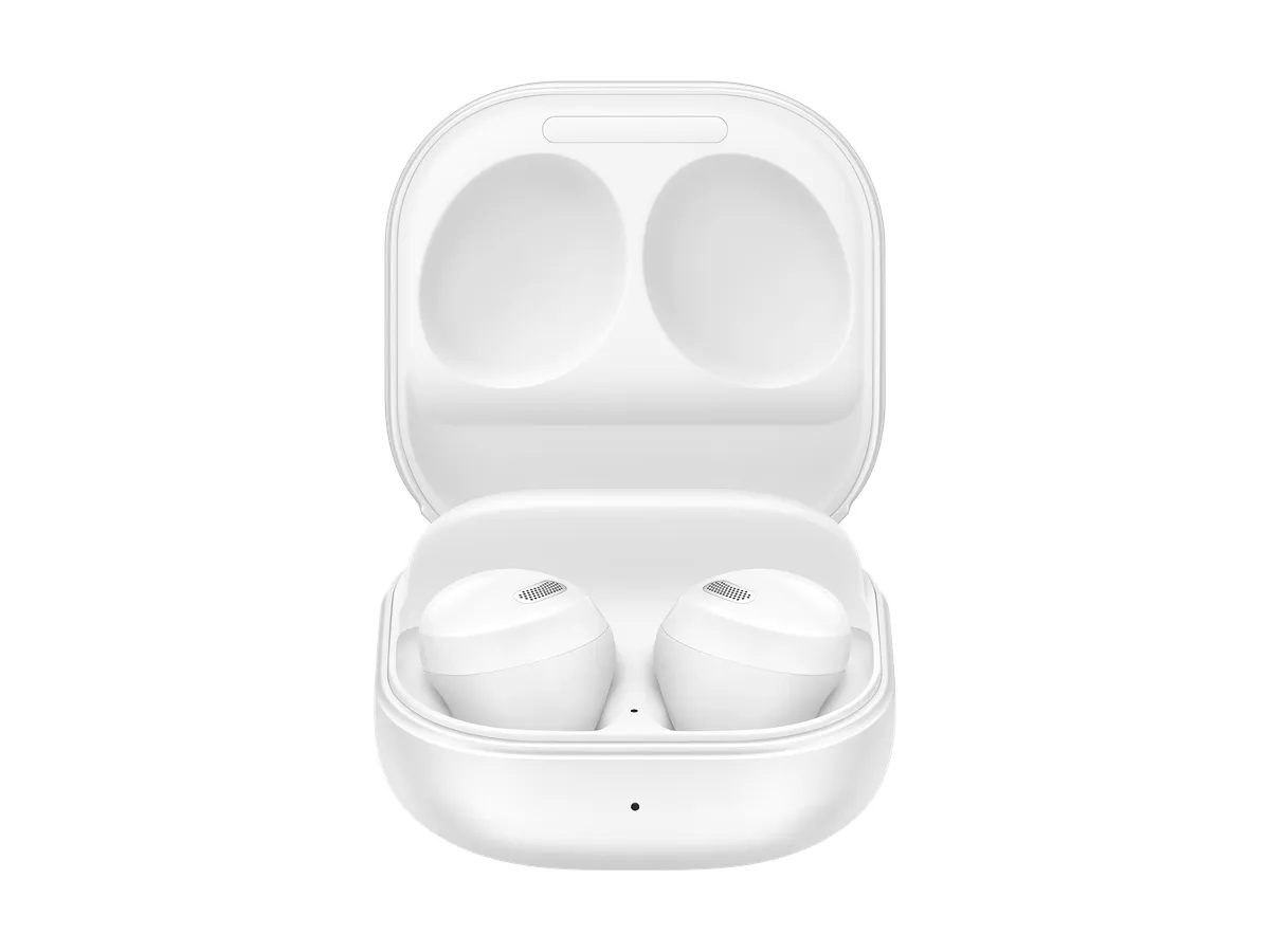 Samsung - Galaxy Buds Pro ANC Wireless Bluetooth Headphones Headset   Qi Charging Case (SM-R190NZWAEUD) - White (Phantom White)