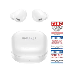 Samsung - Galaxy Buds Pro ANC Wireless Bluetooth Headphones Headset   Qi Charging Case (SM-R190NZWAEUD) - White (Phantom White)