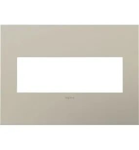 Satin Nickel, 4-Gang Wall Plate