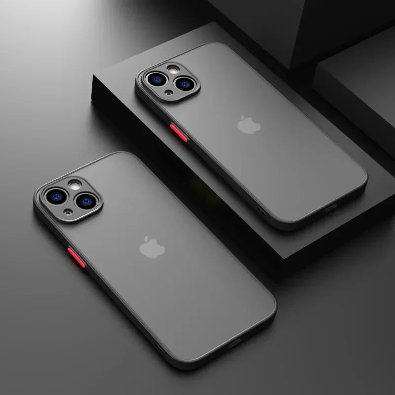 Shockproof Thin Matte Case For iPhone