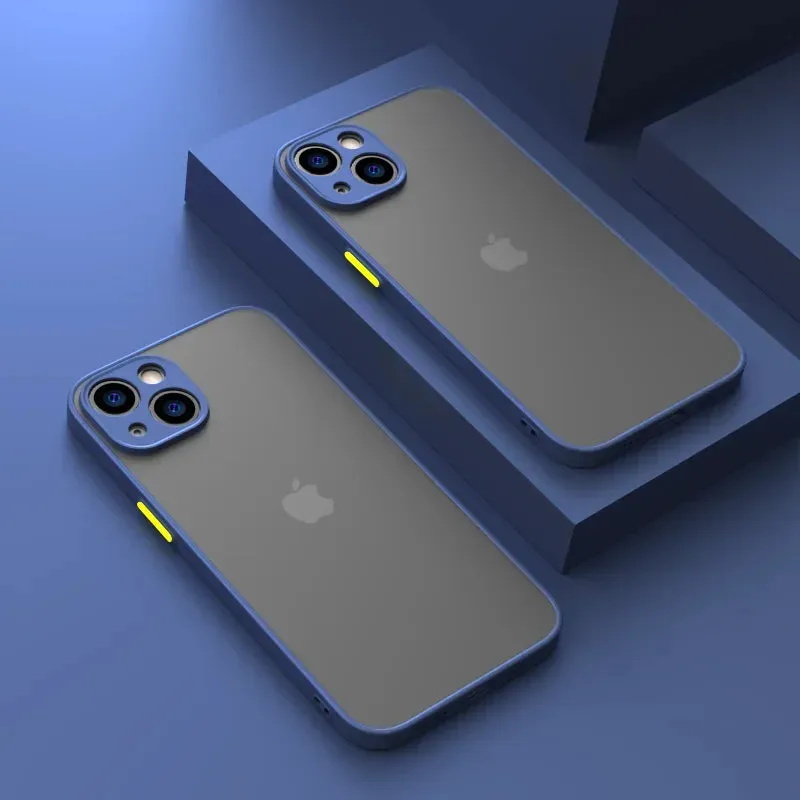 Shockproof Thin Matte Case For iPhone