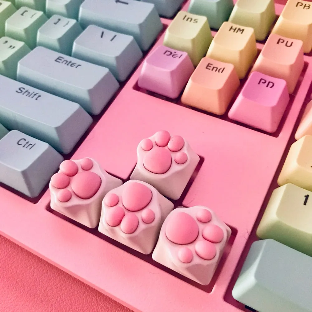 Silicone Cat Pawl Keycap